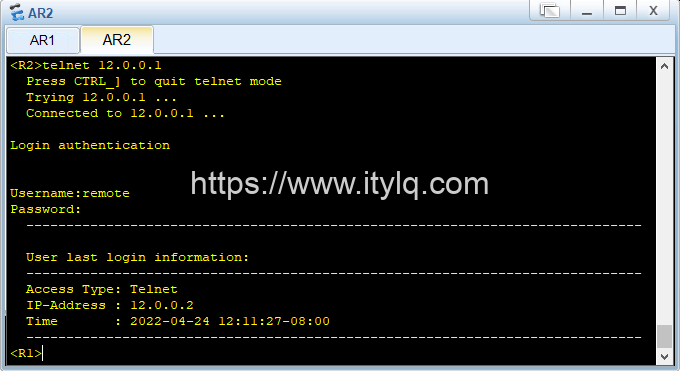 华为路由器、交换机基础信息配置